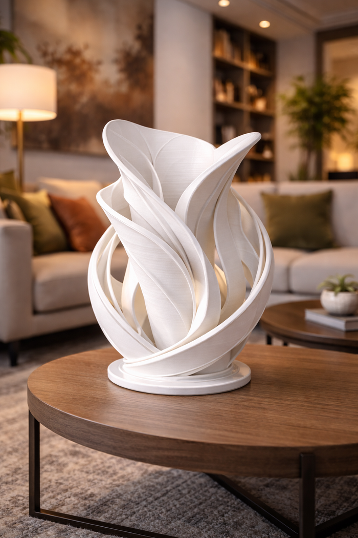 Vaso Decorativo Escultural